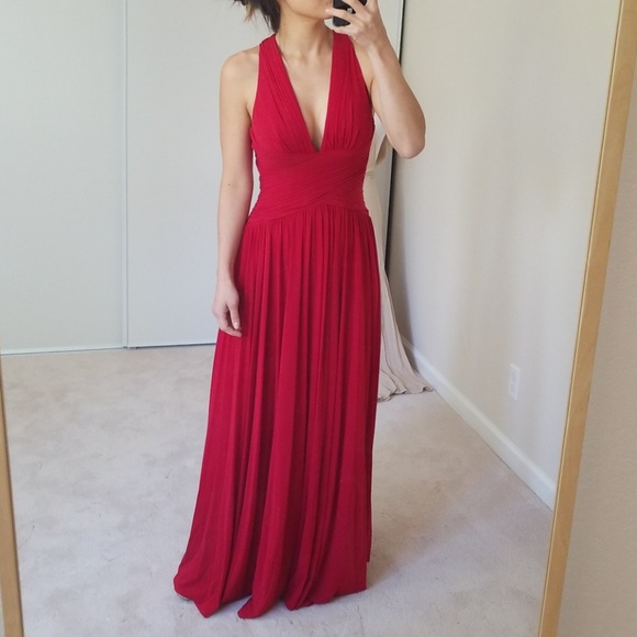 BCBGMaxAzria Dresses & Skirts - BCBGMaxazria Ruched Evening Gown